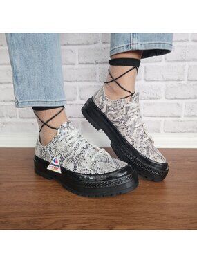 ⭐Converse Chuck 70 National Suede Snake Print Platform Sz 8 Womens Shoes A15045C